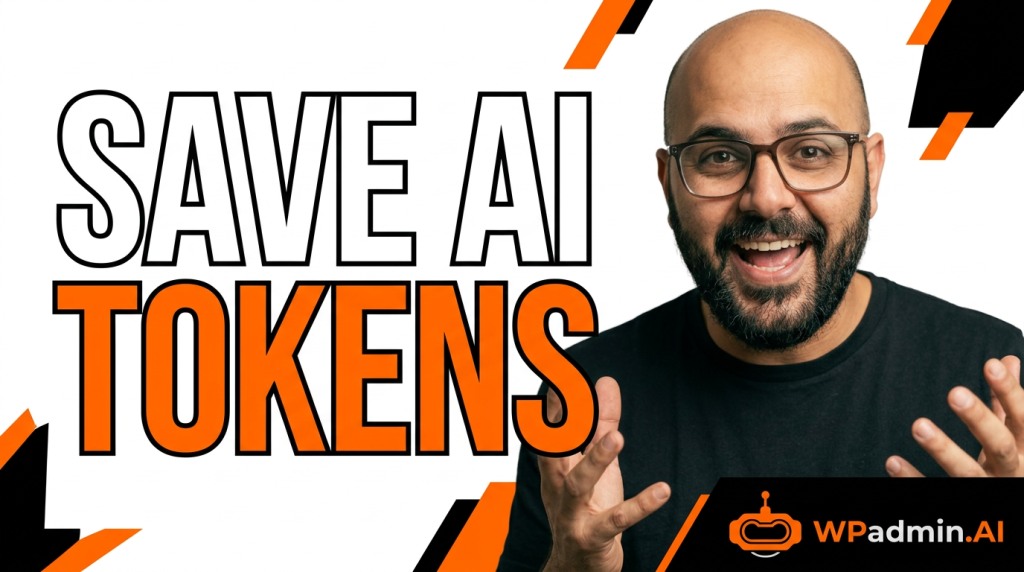 Baljinder Singh explaining how to reduce Claude and Codex token usage in the WordPress dashboard
